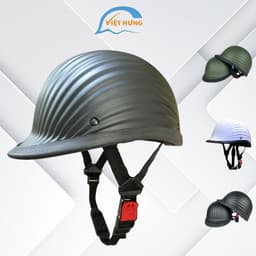 Thumbnail Nón Bảo Hiểm thể thao ĐUA NGỰA VÂN SÒ - Mũ Thời Trang Siêu Đẹp - Mũ Ngược - Vòng Đầu 56-58cm - Mũ Vỏ Sò V&S Helmet S01 1