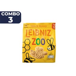 Thumbnail Bánh qui sữa & mật ong hình gấu & ong Leibniz Zoo 100g 1