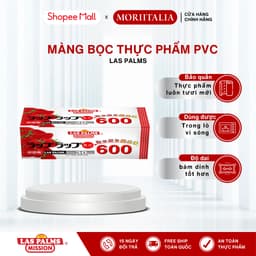Thumbnail Màng Bọc Thực Phẩm Las Palms chính hãng 30cmx500m kèm dao nhựa - Chất liệu PVC - MBTP00006071 1