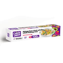 Thumbnail Màng Bọc Thực Phẩm PE "Chất Lượng Cao" DEODEO 30cm x 120m, Bảo vệ thực phẩm, tránh nhiễm khuẩn 2