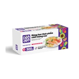Thumbnail Màng Bọc Thực Phẩm PE "Chất Lượng Cao" DEODEO 30cm x 120m, Bảo vệ thực phẩm, tránh nhiễm khuẩn 1