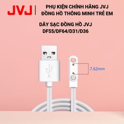 Thumbnail Phụ Kiện Củ sạc, Dây sạc Đồng Hồ Trẻ Em JVJ - Loa karaoke Bluetooth Ys-103/Y-105, Dây Đeo Đồng Hồ DF64, D31, D36 2
