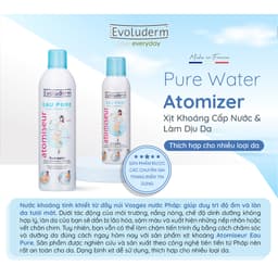 Thumbnail Combo Xịt khoáng và kem dưỡng ẩm, làm dịu và bảo vệ da Evoluderm Atomiseur Eau Pure 150ml 3