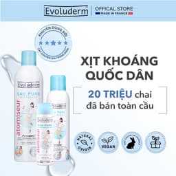 Thumbnail Xịt khoáng dưỡng da Evoluderm dưỡng ẩm tức thì cho da 50ml, 150ml, 400ml 1
