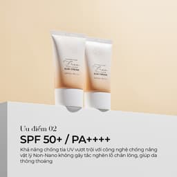 Thumbnail Kem chống nắng che khuyết điểm BOM Foundation Free Tone Cover Sun Cream - 50G 4