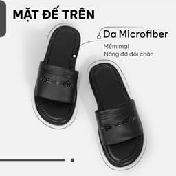 Thumbnail Sandal nam quai ngang G2 Gaia dép da nam dáng dép lê đi biển đế bệt chính hãng G2 STORE 3