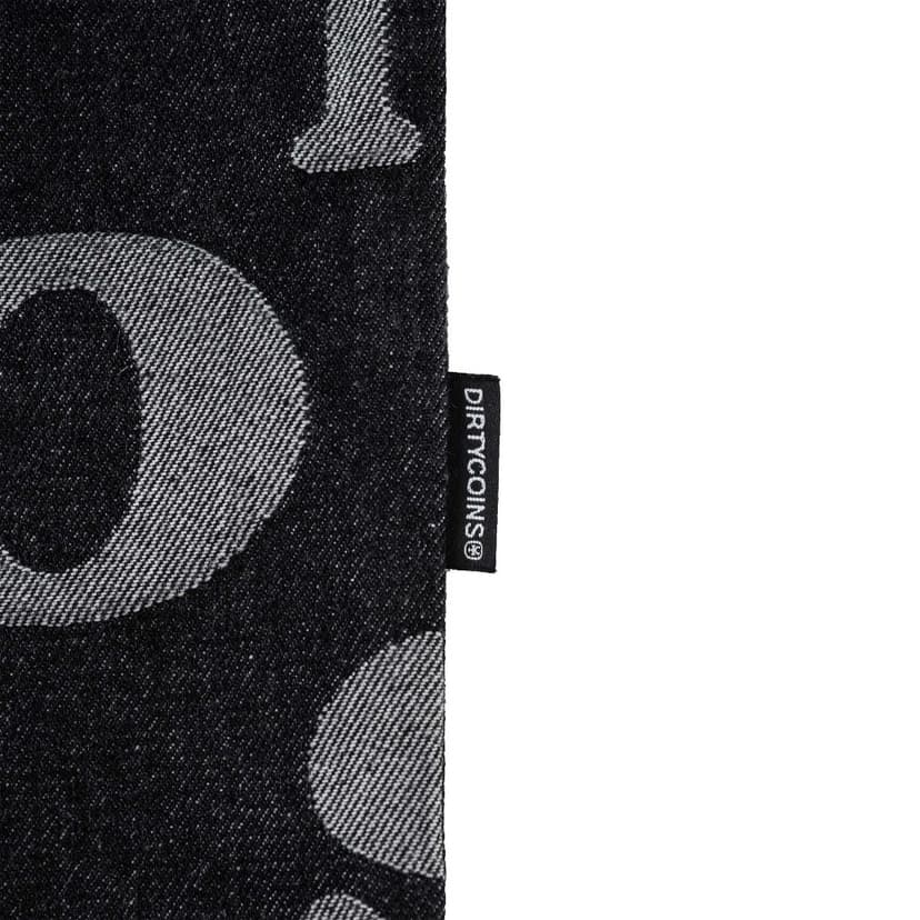 Ảnh DirtyCoins Combo Letters Monogram Denim Jersey Shirt - Black + Denim Short - Black 3