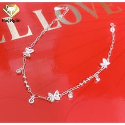 Thumbnail Lắc tay bạc 925 Huệ Ngân - Uyên Ương Hồ Điệp LT0168 2