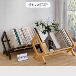 Thumbnail Kệ Sách Gỗ Tre Tự Nhiên Để Bàn Mini FB28 FIVO Dễ Lắp Ráp, Tiết Kiệm Diện Tích, Decor Trang Trí Bàn Học Và Bàn Làm Việc 1