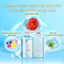 Thumbnail Bộ đôi gội xả Sạch Dầu Mát Lạnh Tsubaki Premium Cool Set (490ml/chai) 3