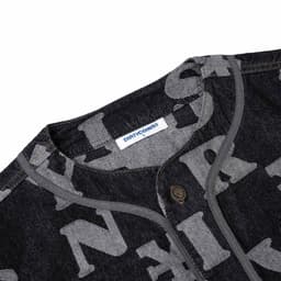 Thumbnail DirtyCoins Combo Letters Monogram Denim Jersey Shirt - Black + Denim Short - Black 4