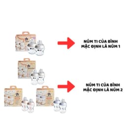 Thumbnail Bình Sữa PP Ty Siêu Mềm Tự Nhiên Tommee Tippee Natural Start 150ml, 260ml, 340ml, Cho Bé Từ Sơ Sinh 3