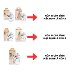 Thumbnail Bình Sữa PP Ty Siêu Mềm Tự Nhiên Tommee Tippee Natural Start 150ml, 260ml, 340ml, Cho Bé Từ Sơ Sinh 2