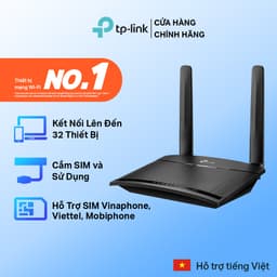 Thumbnail Bộ Phát Wifi Di Động TP-Link TL-MR100 / TL-MR105 4G LTE Chuẩn N 300Mbps 1