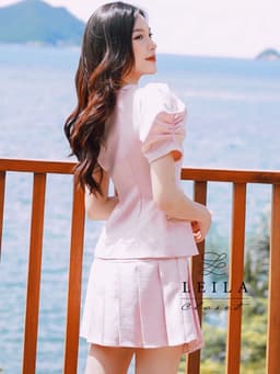 Thumbnail LEILA CLOSET | Set thiết kế Lily áo, quần xếp li 1