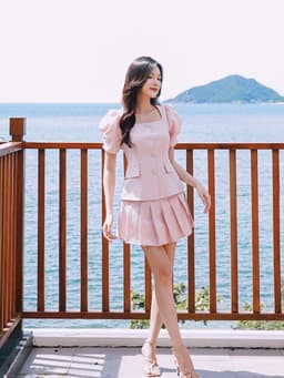 Thumbnail LEILA CLOSET | Set thiết kế Lily áo, quần xếp li 2