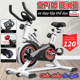 Thumbnail BG - Xe đạp tập thể dục tại nhà, máy tập thể dục Fitness, bánh đà phi 35cm ELITE 01 chỉ có giá đỡ 1