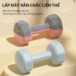 Thumbnail OneTwoFit Quả Tạ Tạ tay thể dục nhiều màu 1kg 3kg Thể Dục bọc nhựa cao cấp chống vỡ sàn nhà 4