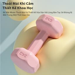 Thumbnail OneTwoFit Quả Tạ Tạ tay thể dục nhiều màu 1kg 3kg Thể Dục bọc nhựa cao cấp chống vỡ sàn nhà 3