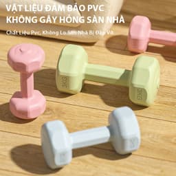 Thumbnail OneTwoFit Quả Tạ Tạ tay thể dục nhiều màu 1kg 3kg Thể Dục bọc nhựa cao cấp chống vỡ sàn nhà 2