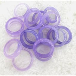 Thumbnail Nhẫn Thạch Anh Tím Bản Liền Cao 6ly Xinh Xắn, Tinh Tế, Thời Trang - Ngọc Trai Trường Thịnh 2