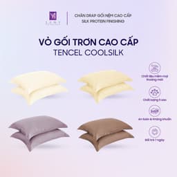 Thumbnail Vỏ Gối Nằm Trơn SAMY BEDDING Chất Liệu Tencel Coolsilk Cao Cấp Đa Dạng Màu Sắc (Giá 1 cái) 3