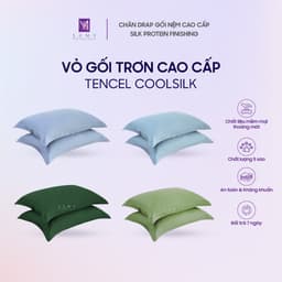 Thumbnail Vỏ Gối Nằm Trơn SAMY BEDDING Chất Liệu Tencel Coolsilk Cao Cấp Đa Dạng Màu Sắc (Giá 1 cái) 1