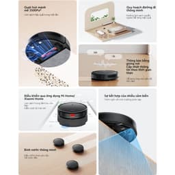 Thumbnail Robot hút bụi, lau sàn 2 trong 1 Xiaomi Vacuum E10C EU - Lực Hút 3500Pa - Phiên Bản Quốc Tế 1