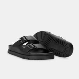 Thumbnail Sandal nam G2 Cupid kiểu dép 2 quai ngang, Dép lê nam bằng da cao cấp đế cao 3,5cm làm dép đi biển 4