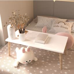 Thumbnail Bàn làm việc chân gỗ tự nhiên, bàn học, bàn gaming Behomes 3