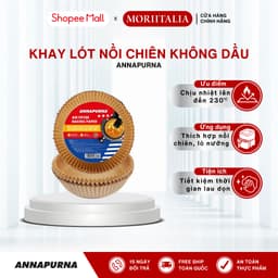Thumbnail Bộ 50 Khay Giấy Lót Chống Dính Nồi Chiên Không Dầu Hình Tròn Annapurna  011150 / 011167-BRO 1