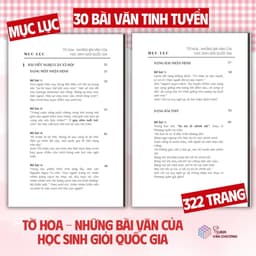 Thumbnail Sách - Tờ Hoa - Những Bài Văn Của Học Sinh Giỏi Quốc Gia 3