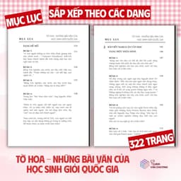 Thumbnail Sách - Tờ Hoa - Những Bài Văn Của Học Sinh Giỏi Quốc Gia 1