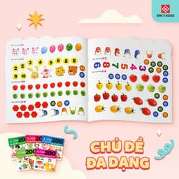 Thumbnail Sách - 200 miếng bóc dán thông minh - Cho trẻ từ 2 - 6 tuổi - Đinh Tị Books 3