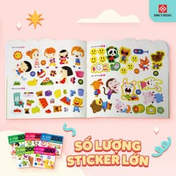Thumbnail Sách - 200 miếng bóc dán thông minh - Cho trẻ từ 2 - 6 tuổi - Đinh Tị Books 2