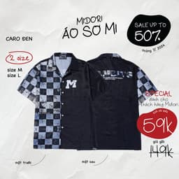 Thumbnail Áo Sơ Mi nam nữ Hoạ Tiết Tay Ngắn Cổ Vest Uniex Thời Trang Vải Lụa Local Brand M Studio 2