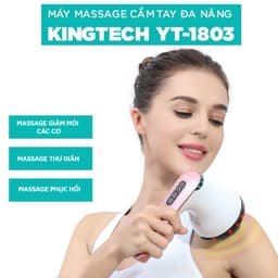 Thumbnail Máy Massage Cầm Tay Dành Cho Chị Em KINGTECH YT-1803 - Mát Xa Toàn Thân Đa Năng, Chuyên Sâu Cho Eo Bụng, Cổ - Chính Hãng 4