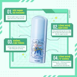 Thumbnail Lăn khử mùi đá khoáng dạng sáp bạc hà Deonatulle dành cho nam Soft Stone Double Deodorant for Men 20G 2