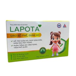 Thumbnail Siro bổ phế Lapota dạng gói hỗ trợ thanh đờm, giảm đau họng, tăng cường hệ miễn dịch 20 gói x 5ml 3