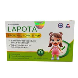 Thumbnail Siro bổ phế Lapota dạng gói hỗ trợ thanh đờm, giảm đau họng, tăng cường hệ miễn dịch 20 gói x 5ml 4