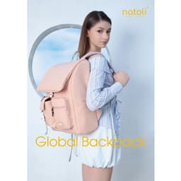 Thumbnail Balo laptop 15 6 inch thương hiệu NATOLI, cặp đi học nam chống sốc chống nước tốt Global Backpack B8 4
