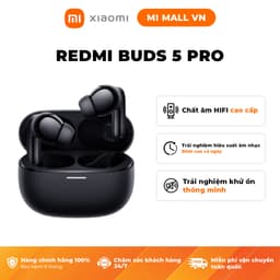 Thumbnail Tai Nghe Bluetooth Xiaomi Redmi Buds 5 Pro | Chất Âm HIFI Cao Cấp | Khử Tiếng Ồn | Pin 38h | Bảo Hành 12 Tháng 3