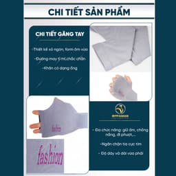 Thumbnail Bao tay tất tay chống nắng xỏ ngón ống tay bảo vệ tay găng tay xỏ ngón mềm chống UV OGT1 OPPAMAN 4