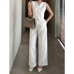 Thumbnail BBSTORE’S Quần Suông Công Sở Viền Nổi Xếp Ly Ống Sang Trọng - Q2239 2