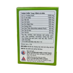 Thumbnail Siro Lapota dạng gói hỗ trợ bổ phế, thanh đờm, giảm đau họng, tăng cường hệ miễn dịch 4