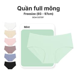 Thumbnail Combo 5 quần lót thỏi son 2024 chất liệu su mát cao cấp, không viền đáy hai lớp BOM Sister MP2205-07 2
