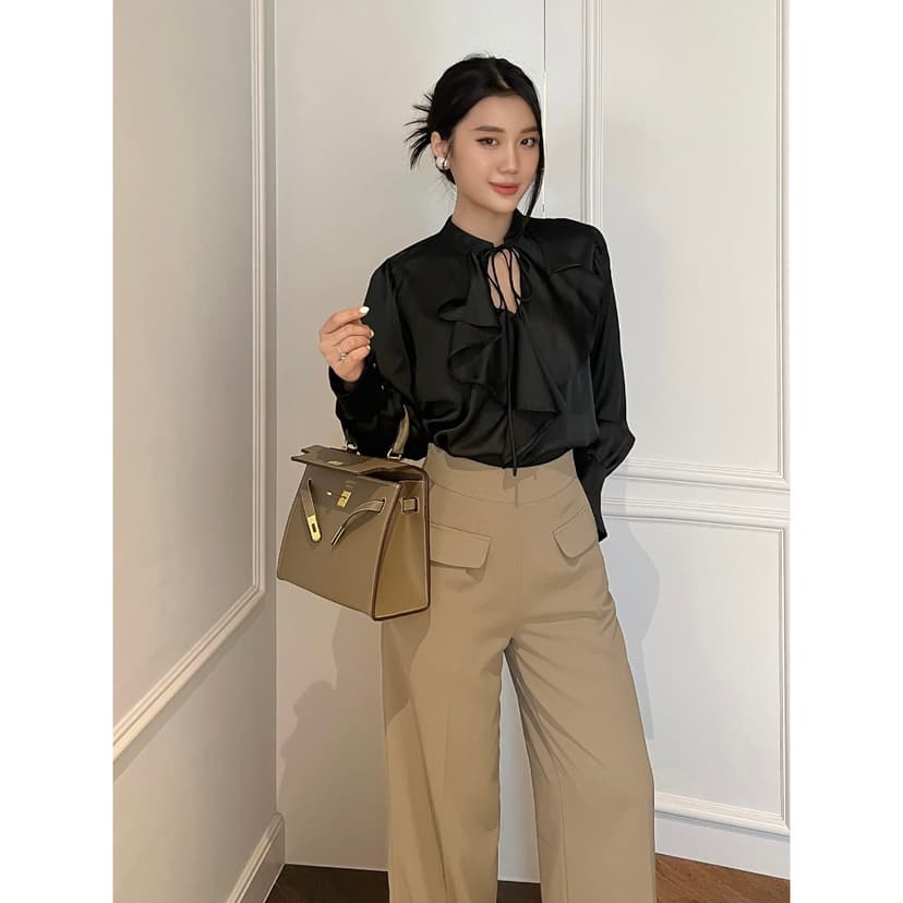 Ảnh BBSTORE’S Áo Sơ Mi Công Sở Phối Bèo Sang Trọng - CSA1454 4