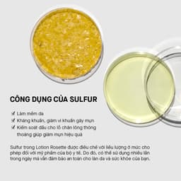 Thumbnail Nước Cân Bằng Rosette Dưỡng Ẩm Và Làm Dịu Da Sulfur Skin Lotion 500ml 4