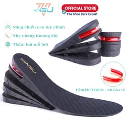 Thumbnail Lót Giày Tăng Chiều Cao Đệm Khí VISIBLE - AIR MINSU M5502 Miếng Độn Gót Nâng Đế Giày Tây, Thể Thao Nam Nữ Tháo Rời Được 1
