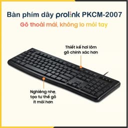 Thumbnail Bàn Phím Có Dây Prolink PKCM-2007 - CHÍNH HÃNG STORE 3